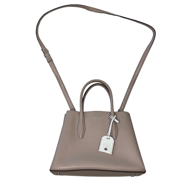 Kate Spade Pebbled Leather Medium Satchel with crossbody strap - Picture 3 of 8